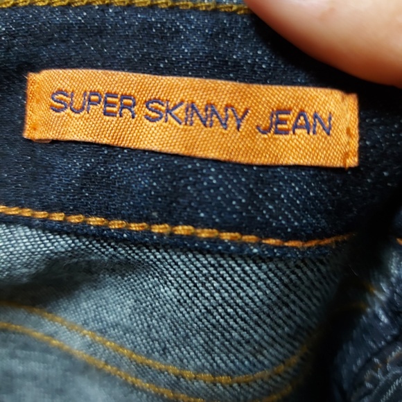 TORY BURCH | Denim Dark Blue Super Skinny Jeans Size 26 - Picture 7 of 8